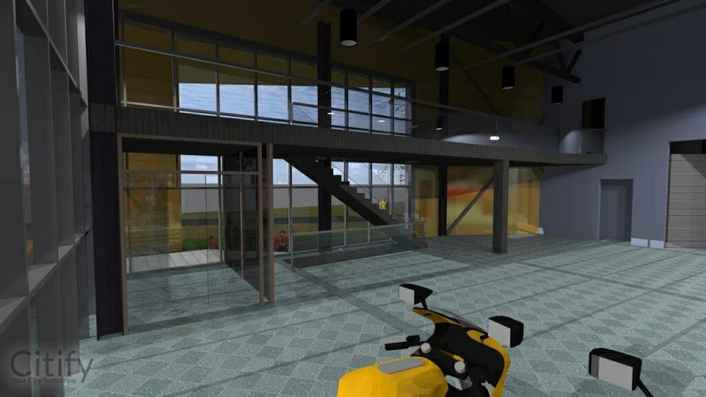 Upeņu iela 1 (Upeņu iela 1) - Office center - visualization