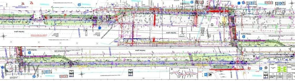 Velosipēdu ceļš Centrs - Ziepniekkalns (Akmeņu iela, Vienības gatve, Telts iela, Valdeķu iela) - Bike path - visualization
