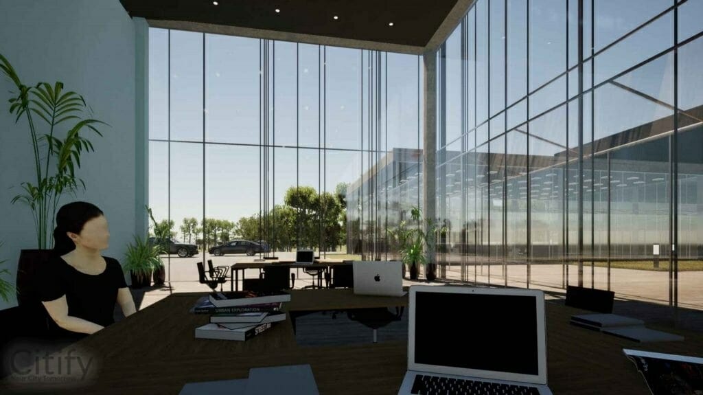 Vilniaus inovacijų parko verslo inkubatorius (Vismaliukų g. 34) - Mokslo įstaiga - vizualizacija