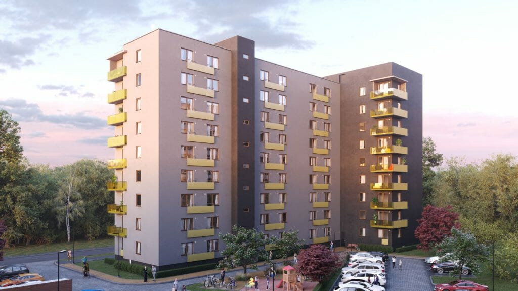 Safrāns (Žagatu iela 7) - Korterelamu - visuaalne