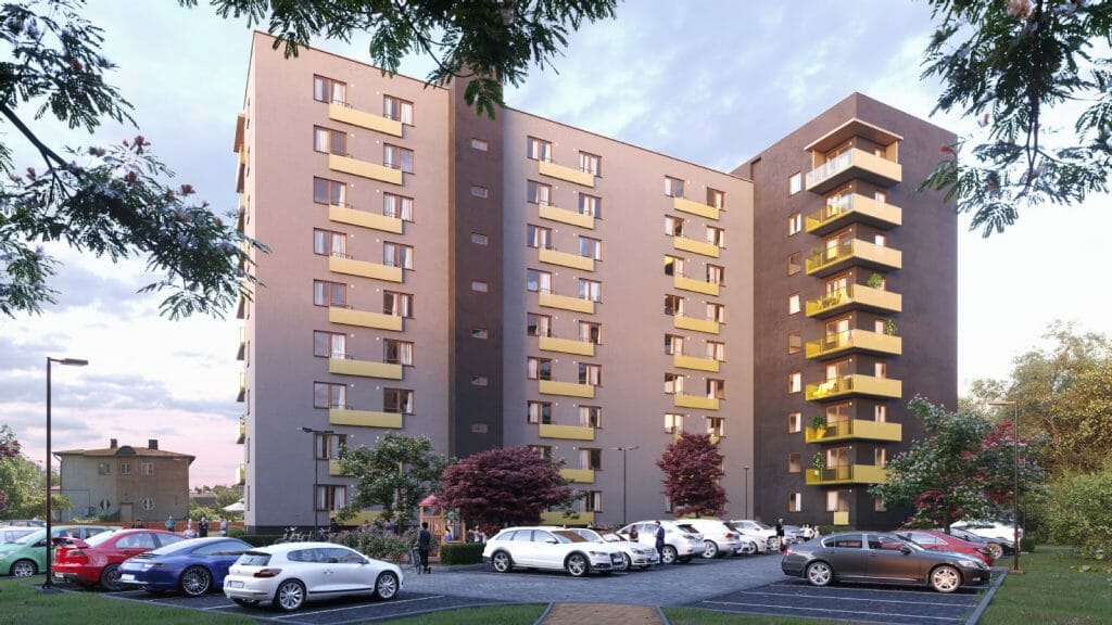 Safrāns (Žagatu iela 7) - Korterelamu - visuaalne