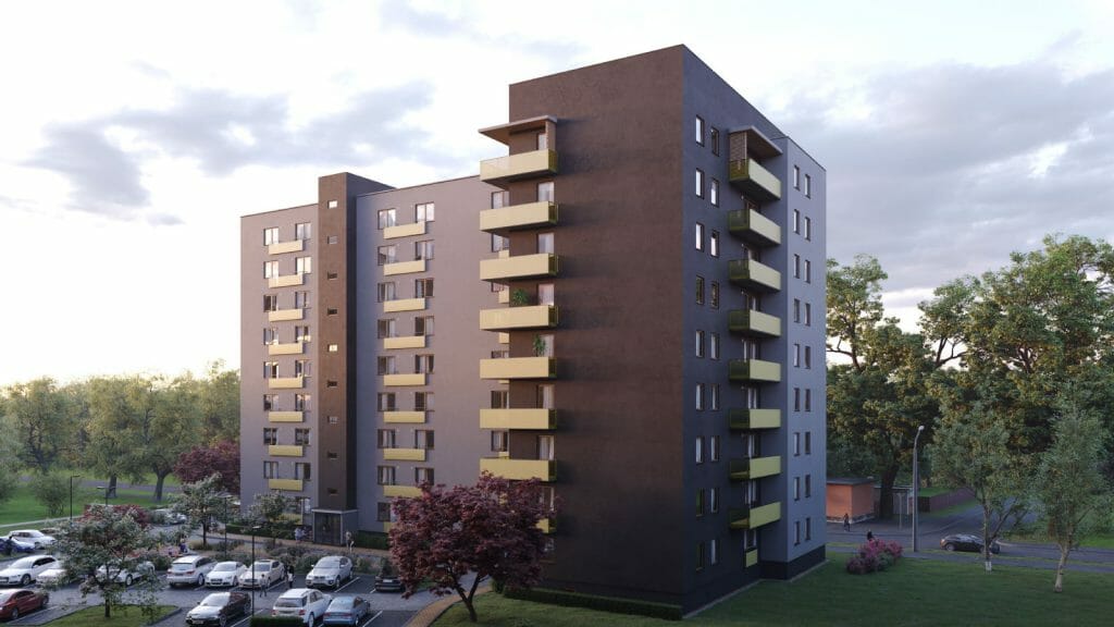 Safrāns (Žagatu iela 7) - Korterelamu - visuaalne