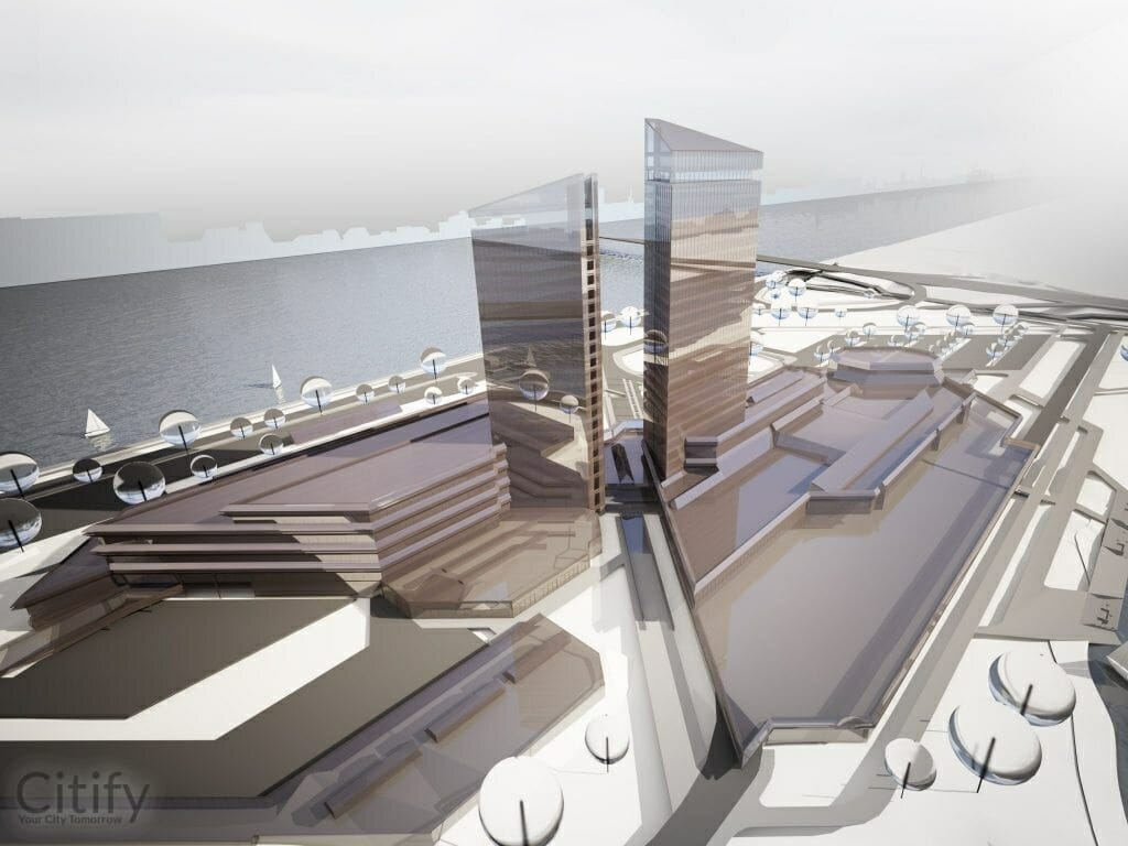 Biznesa centrs Zaķusala (Zaķusalas krastmala 35) - Office center - visualization