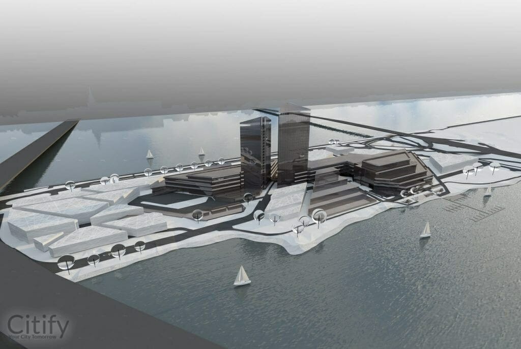 Biznesa centrs Zaķusala (Zaķusalas krastmala 35) - Office center - visualization