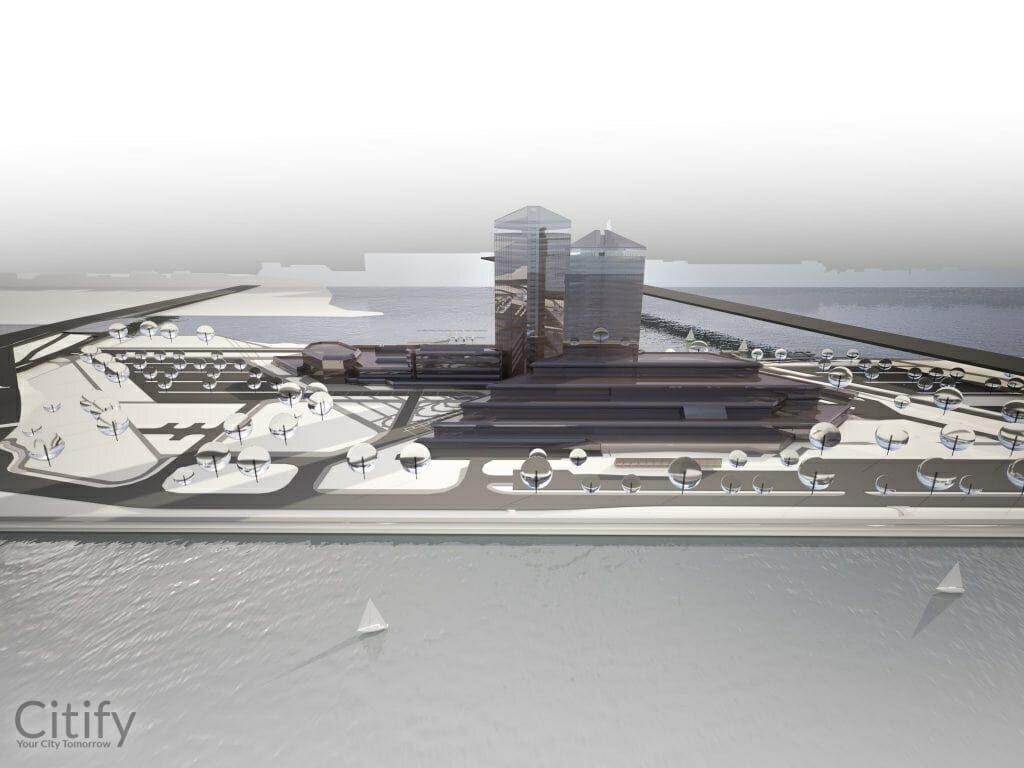 Biznesa centrs Zaķusala (Zaķusalas krastmala 35) - Office center - visualization