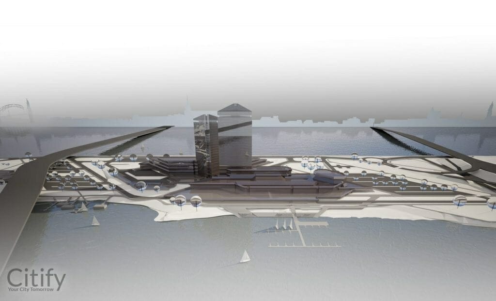 Biznesa centrs Zaķusala (Zaķusalas krastmala 35) - Office center - visualization