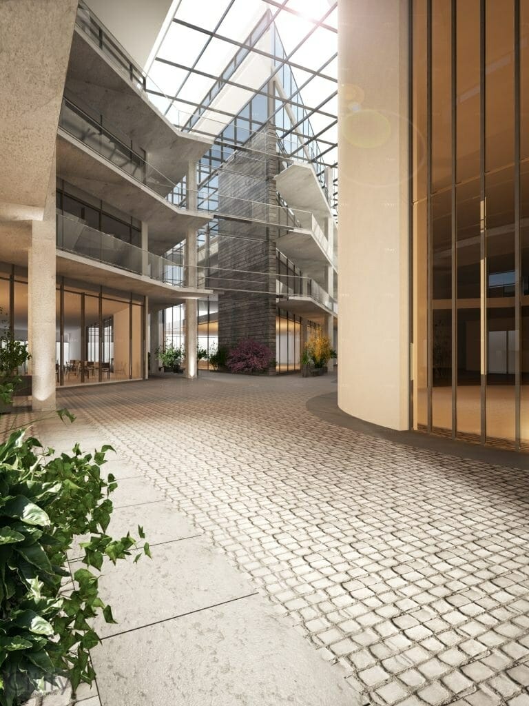 Biznesa centrs Zaķusala (Zaķusalas krastmala 35) - Office center - visualization