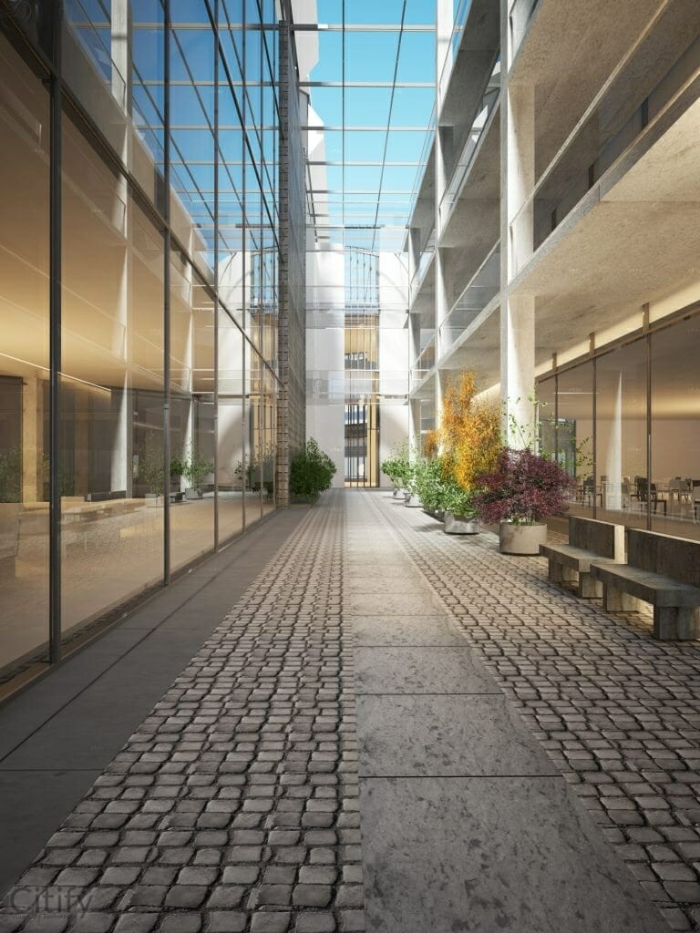 Biznesa centrs Zaķusala (Zaķusalas krastmala 35) - Office center - visualization