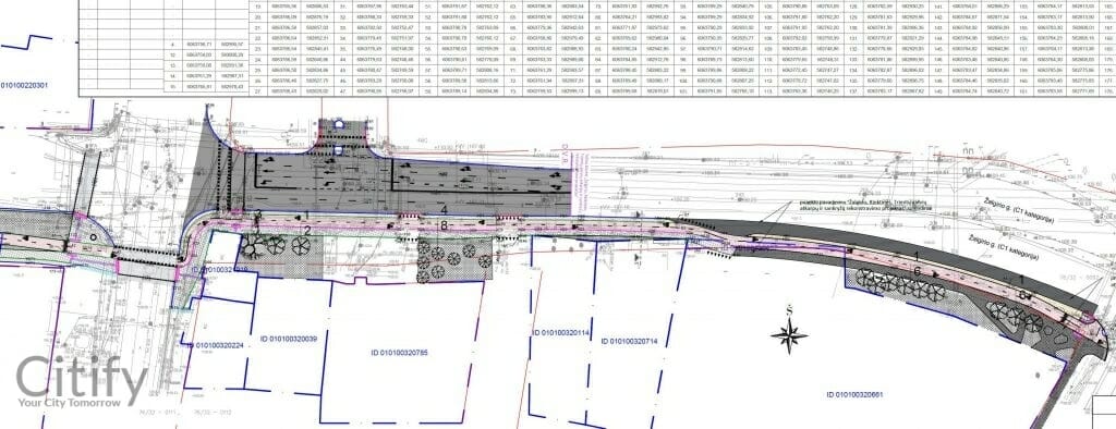Žalgirio g. dviračių takas (Žalgirio g.) - Bike path - visualization