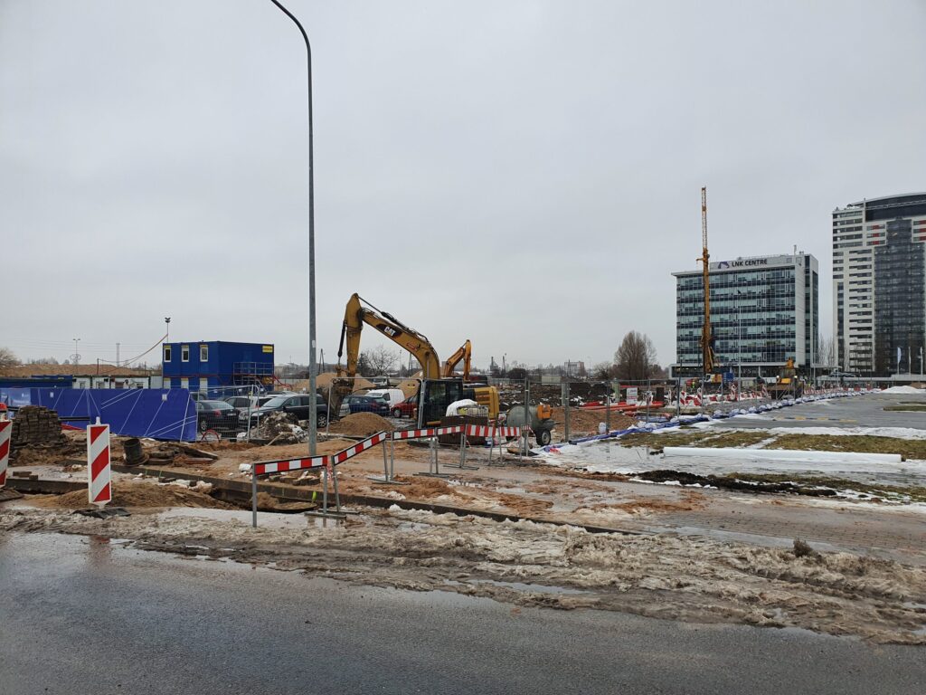 Elemental Business Centre (Skanstes iela 25) - Office center - construction photos