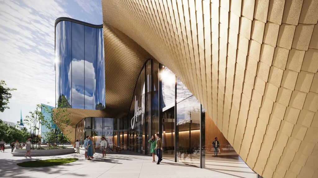 Talsinki kvartal (Ahtri 3 / Laeva 4, 4a / Paadi 3) - Food services, Multi apartment, Non-food store, Office center, Other commercial - visualization