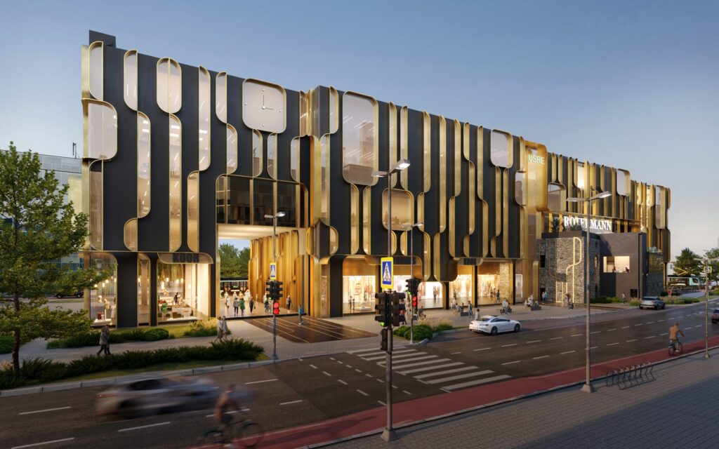 Golden Gate (Ahtri 6) - Food services, Non-food store, Office center - visualization