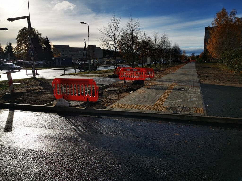 Velosipēdu ceļš Centrs - Ziepniekkalns (Akmeņu iela, Vienības gatve, Telts iela, Valdeķu iela) - Bike path - construction photos