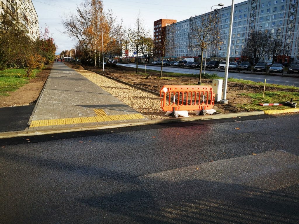 Velosipēdu ceļš Centrs - Ziepniekkalns (Akmeņu iela, Vienības gatve, Telts iela, Valdeķu iela) - Bike path - construction photos