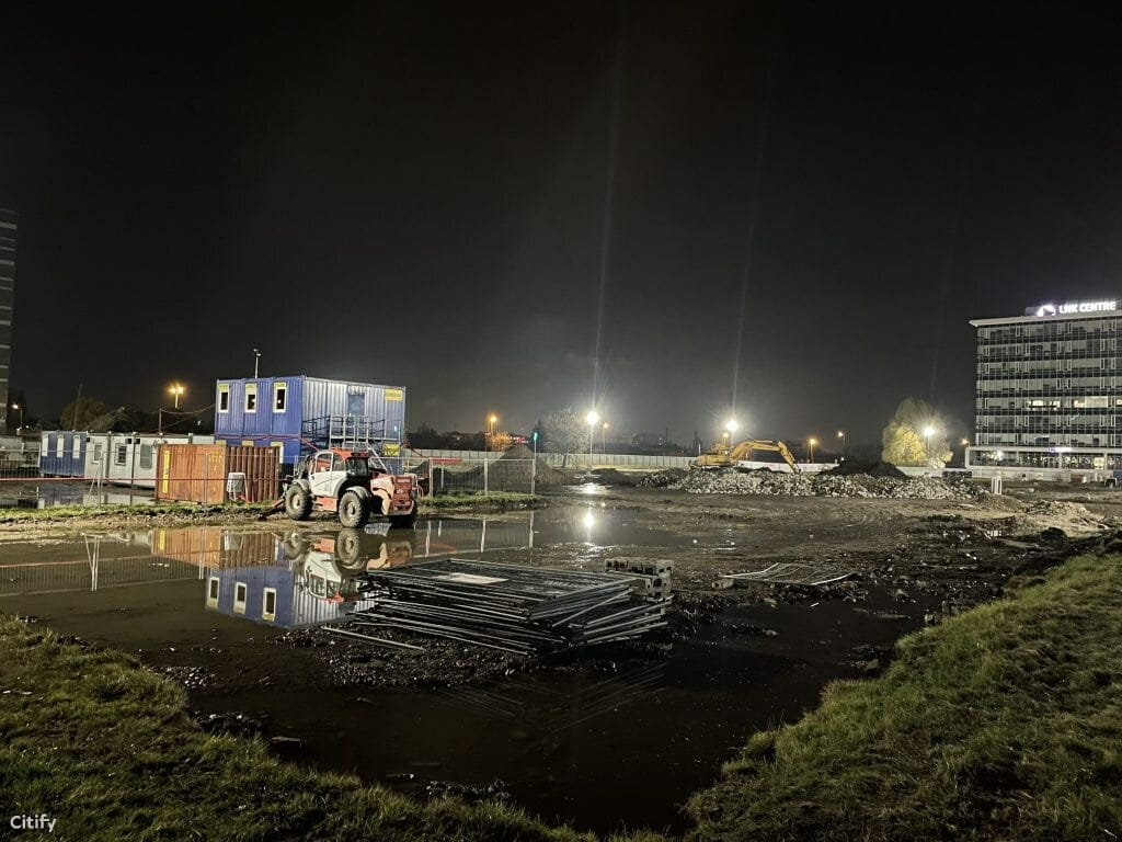 Elemental Business Centre (Skanstes iela 25) - Office center - construction photos