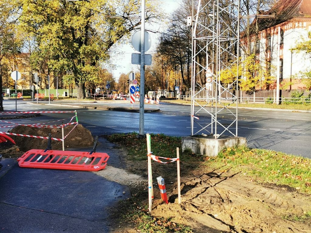 Velosipēdu ceļš Centrs - Ziepniekkalns (Akmeņu iela, Vienības gatve, Telts iela, Valdeķu iela) - Bike path - construction photos