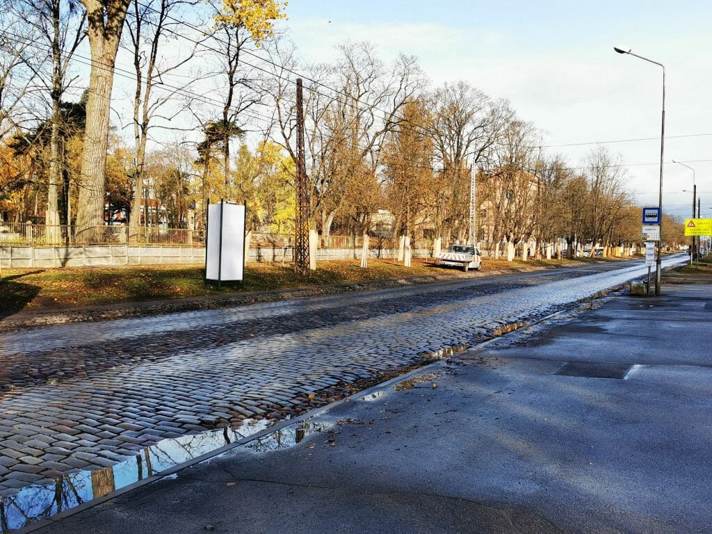 Velosipēdu ceļš Centrs - Ziepniekkalns (Akmeņu iela, Vienības gatve, Telts iela, Valdeķu iela) - Bike path - construction photos