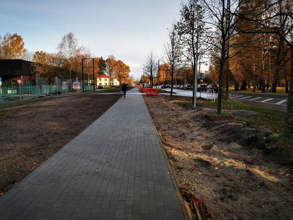 Velosipēdu ceļš Centrs - Ziepniekkalns (Akmeņu iela, Vienības gatve, Telts iela, Valdeķu iela) - Bike path - construction photos