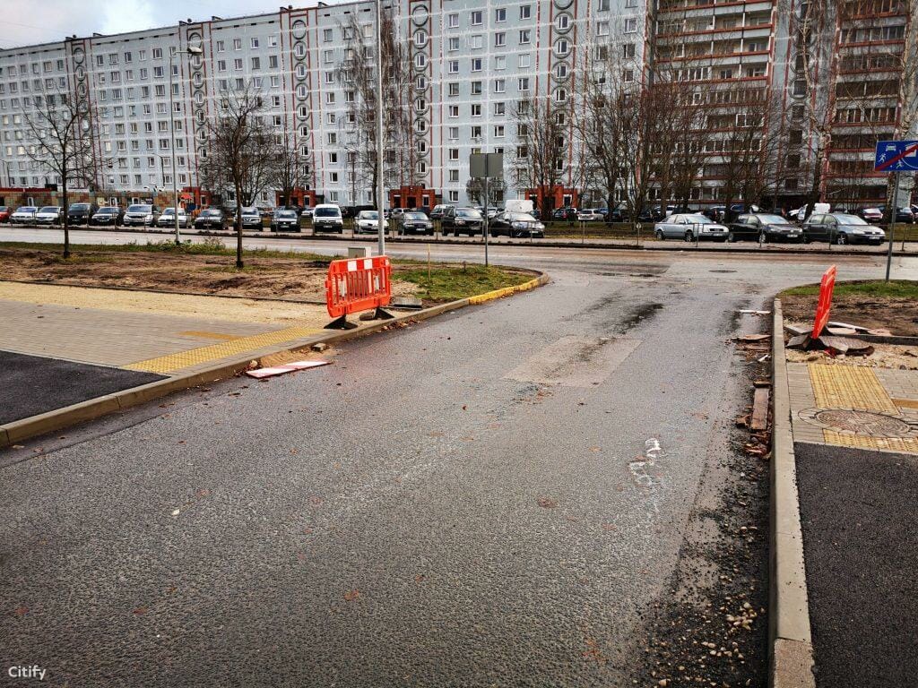 Velosipēdu ceļš Centrs - Ziepniekkalns (Akmeņu iela, Vienības gatve, Telts iela, Valdeķu iela) - Bike path - construction photos