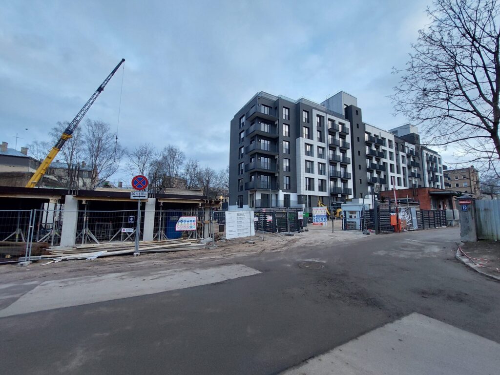 Dainas iela 8 (Dainas iela 8) - Daugiabutis - statybų nuotraukos