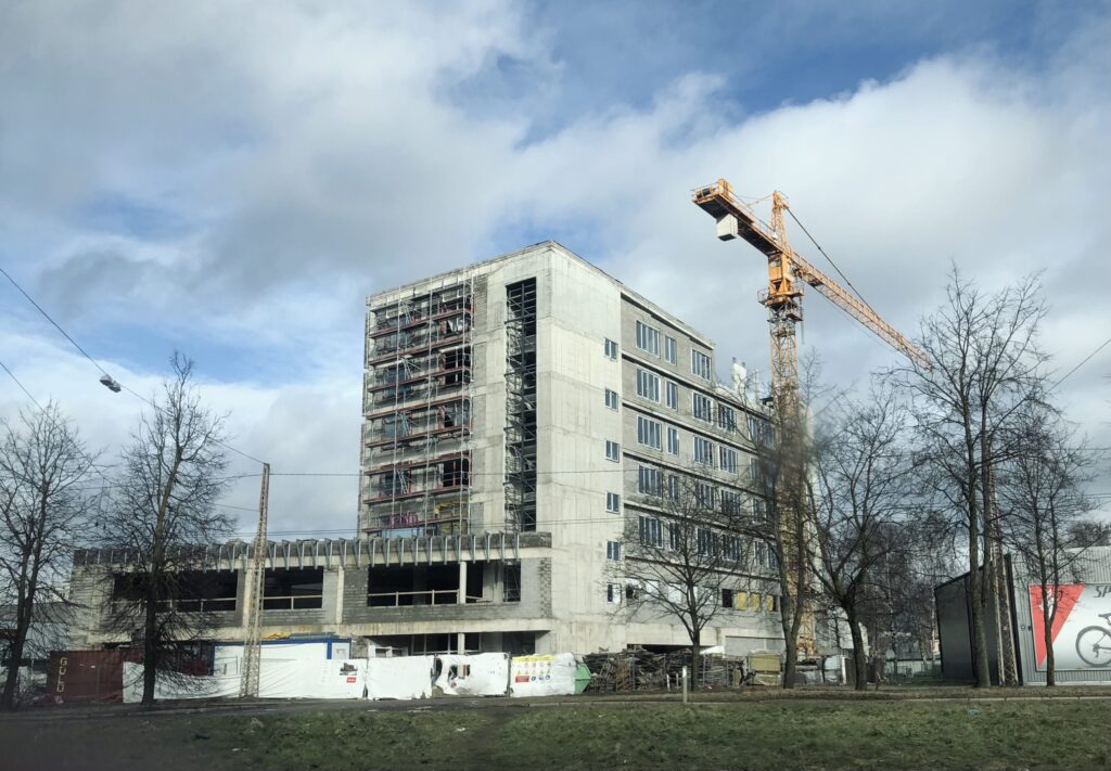 Arcada (Dzelzavas iela 45) - Office center - construction photos