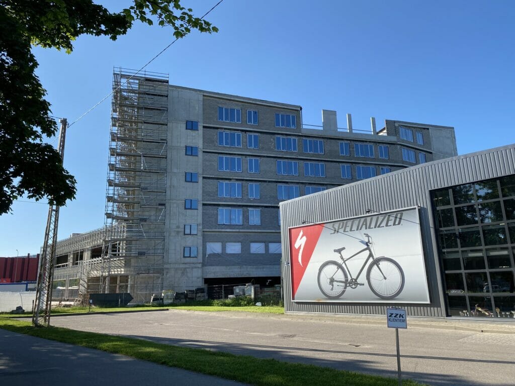 Arcada (Dzelzavas iela 45) - Office center - construction photos