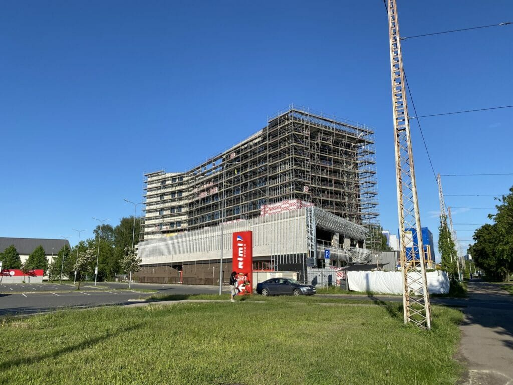 Arcada (Dzelzavas iela 45) - Office center - construction photos