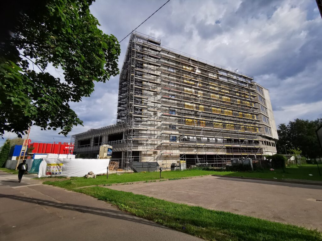 Arcada (Dzelzavas iela 45) - Office center - construction photos