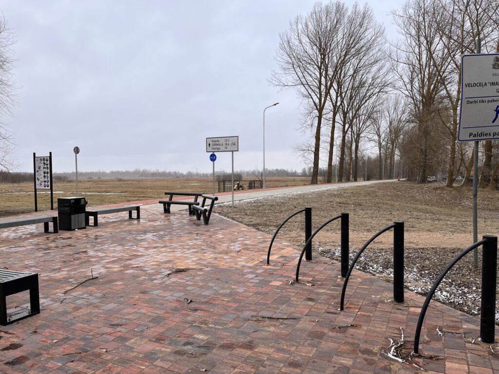 Velosipēdu ceļš Imanta - Daugavgrīva (Kleistu iela, Mazā Kleistu iela, Lielā iela, Flotes iela, Lēpju iela) - Bike path - construction photos
