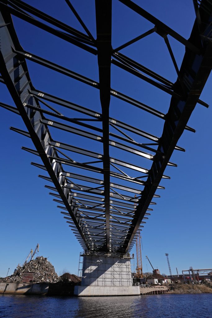 Satiksmes pārvads Tvaika iela - Kundziņsala (Tvaika iela) - Bridge - construction photos