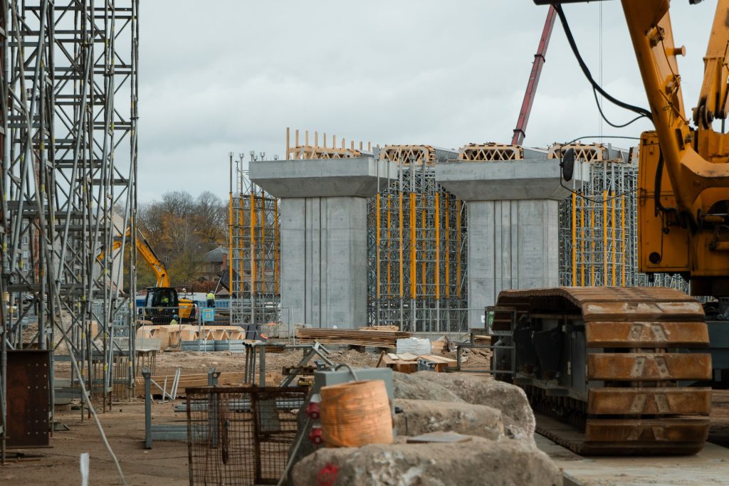Satiksmes pārvads Tvaika iela - Kundziņsala (Tvaika iela) - Bridge - construction photos