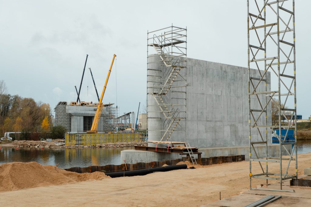 Satiksmes pārvads Tvaika iela - Kundziņsala (Tvaika iela) - Bridge - construction photos