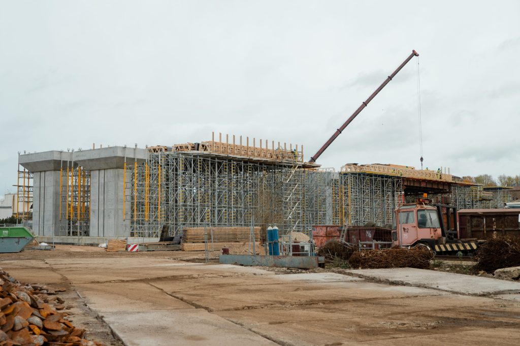 Satiksmes pārvads Tvaika iela - Kundziņsala (Tvaika iela) - Bridge - construction photos