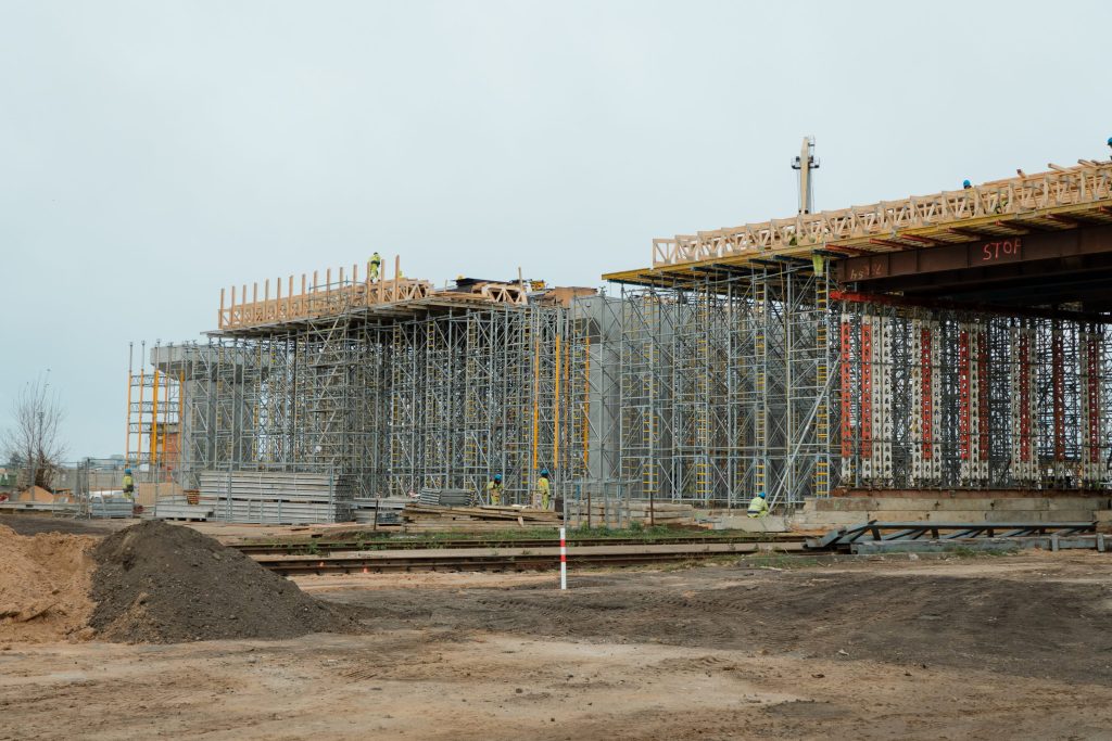 Satiksmes pārvads Tvaika iela - Kundziņsala (Tvaika iela) - Bridge - construction photos