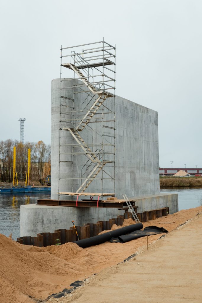 Satiksmes pārvads Tvaika iela - Kundziņsala (Tvaika iela) - Bridge - construction photos