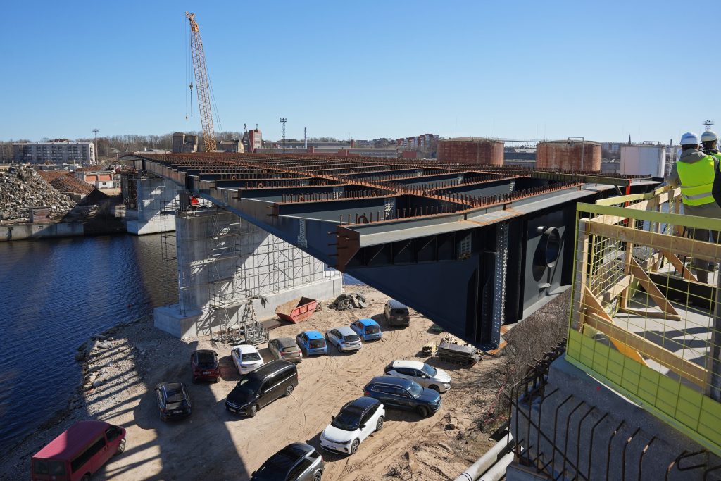 Satiksmes pārvads Tvaika iela - Kundziņsala (Tvaika iela) - Bridge - construction photos