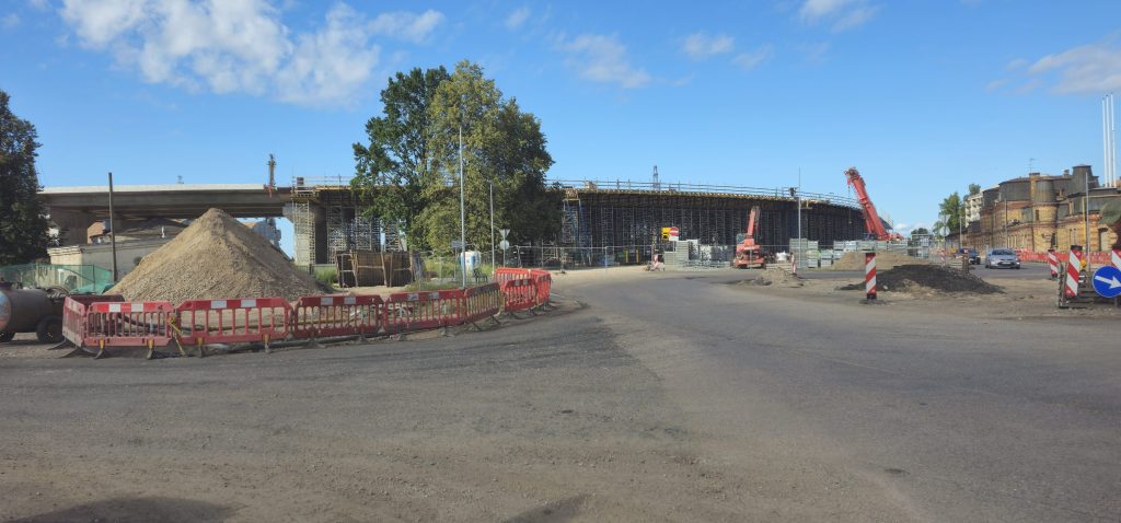Satiksmes pārvads Tvaika iela - Kundziņsala (Tvaika iela) - Bridge - construction photos
