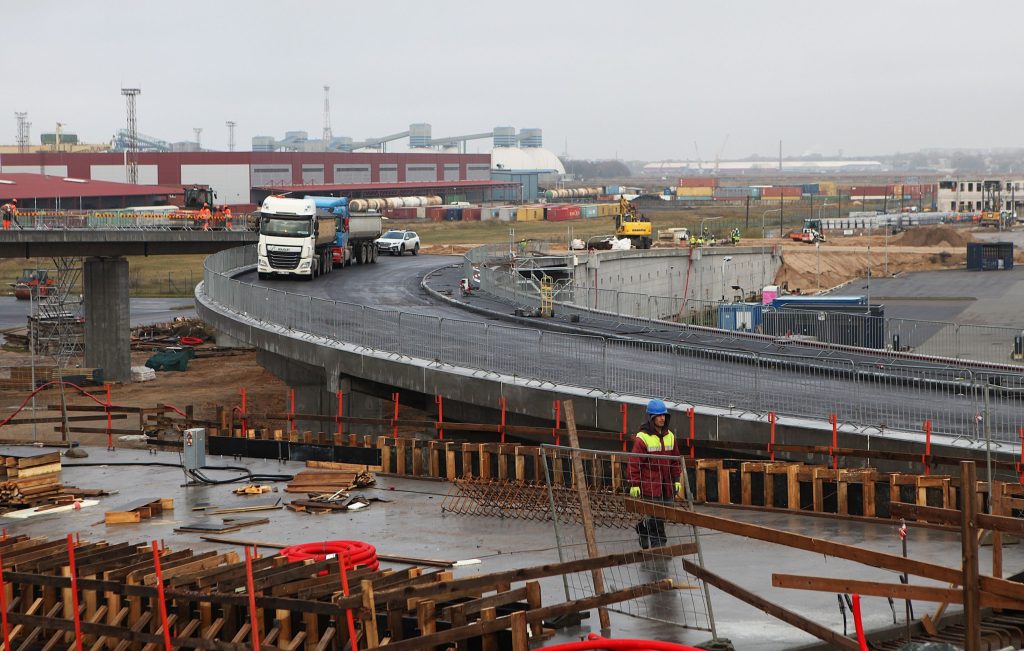 Satiksmes pārvads Tvaika iela - Kundziņsala (Tvaika iela) - Bridge - construction photos