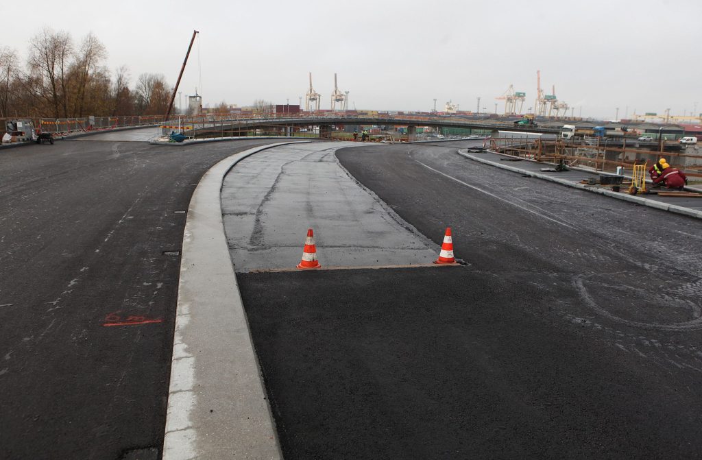 Satiksmes pārvads Tvaika iela - Kundziņsala (Tvaika iela) - Bridge - construction photos