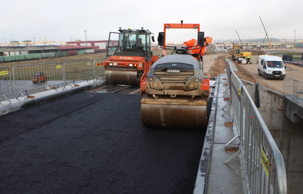 Satiksmes pārvads Tvaika iela - Kundziņsala (Tvaika iela) - Bridge - construction photos