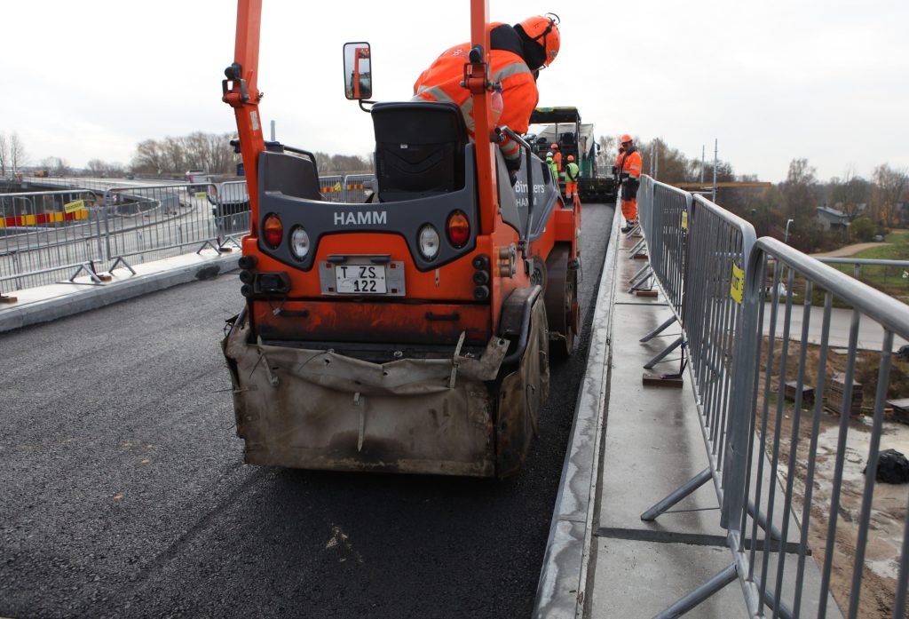 Satiksmes pārvads Tvaika iela - Kundziņsala (Tvaika iela) - Bridge - construction photos