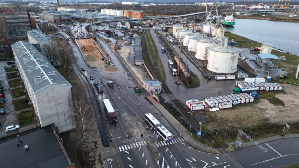 Satiksmes pārvads Tvaika iela - Kundziņsala (Tvaika iela) - Bridge - construction photos