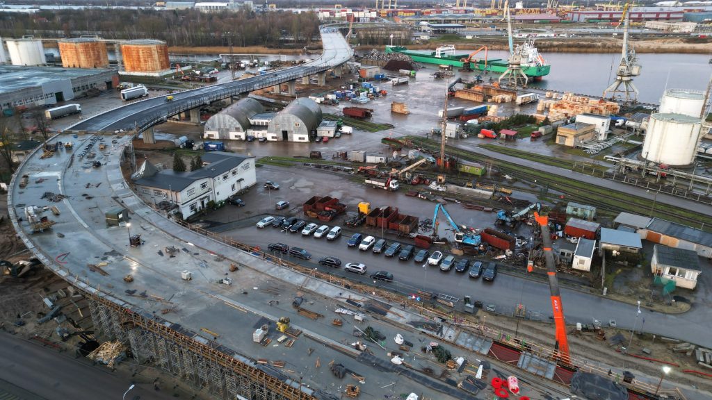Satiksmes pārvads Tvaika iela - Kundziņsala (Tvaika iela) - Bridge - construction photos