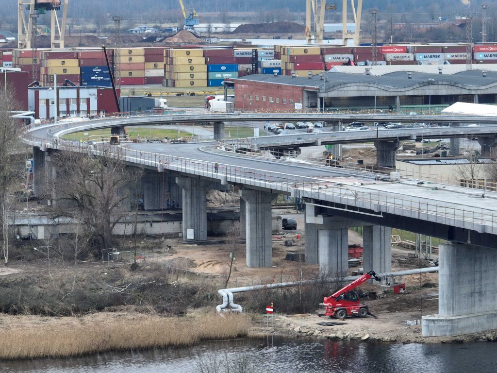 Satiksmes pārvads Tvaika iela - Kundziņsala (Tvaika iela) - Bridge - construction photos