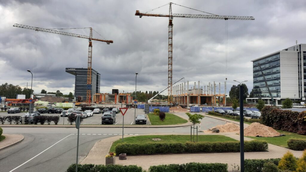 Elemental Business Centre (Skanstes iela 25) - Office center - construction photos
