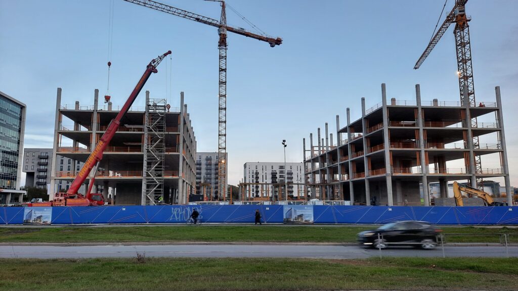 Elemental Business Centre (Skanstes iela 25) - Office center - construction photos