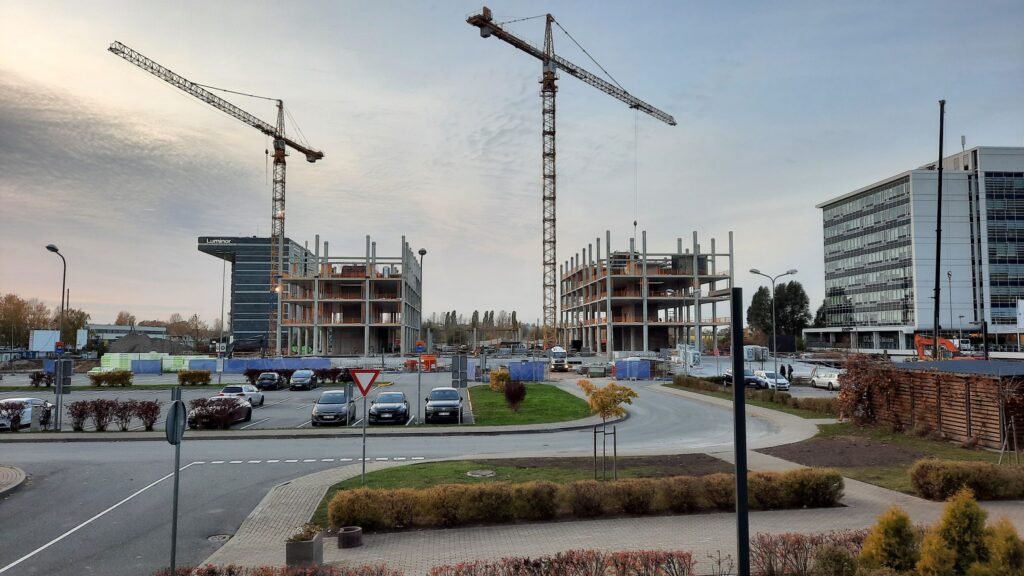 Elemental Business Centre (Skanstes iela 25) - Office center - construction photos