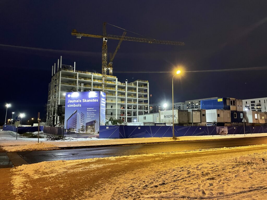 Elemental Business Centre (Skanstes iela 25) - Office center - construction photos