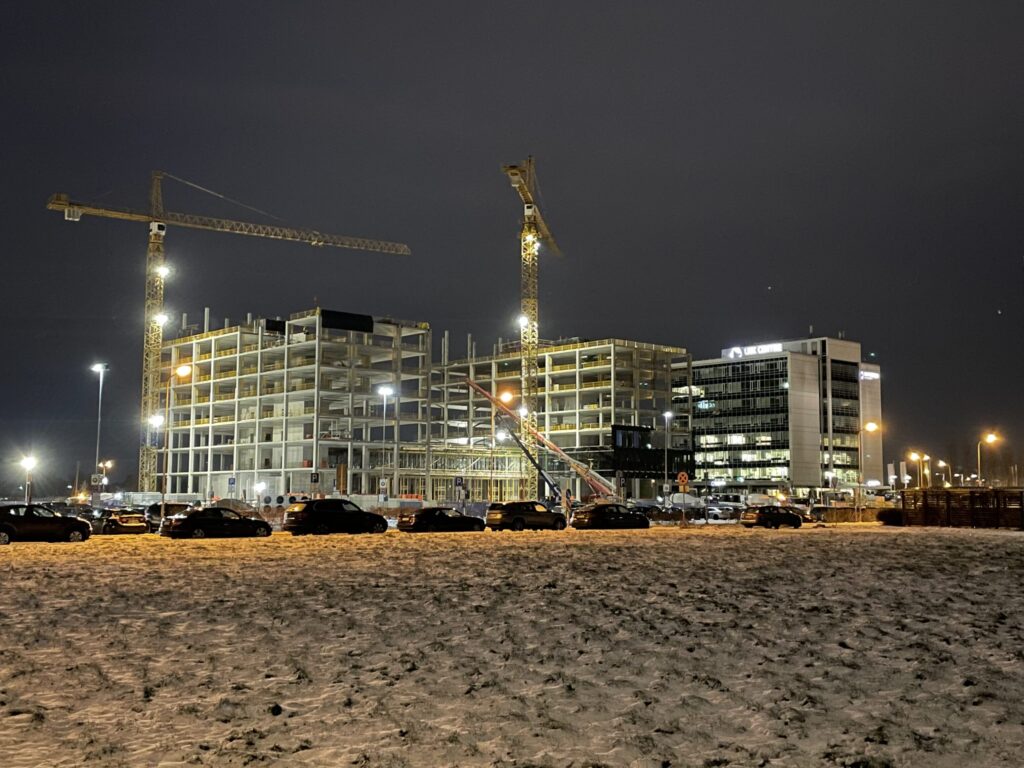 Elemental Business Centre (Skanstes iela 25) - Office center - construction photos