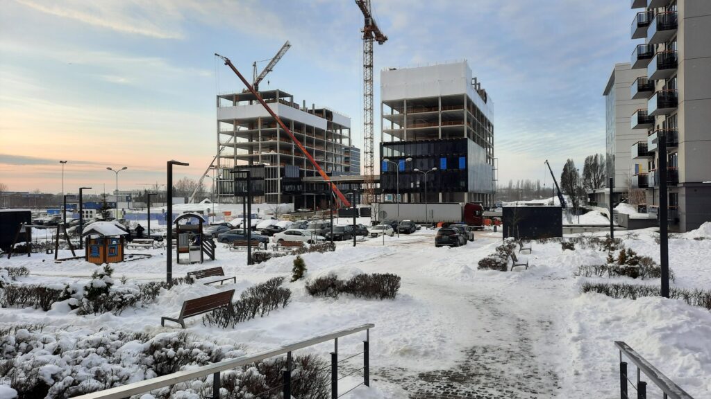 Elemental Business Centre (Skanstes iela 25) - Office center - construction photos